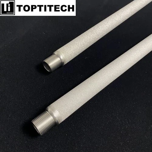 10 mikronů porézní titanový prut filtru pro produkci emulze