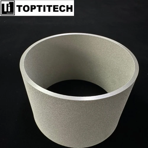 150mm Sintered Titanium Powder Filter for Industrial Circulating Water Filtration 2 150mm Sintered Titanium Powder Filter for Industrial Circulating Water Filtration 2